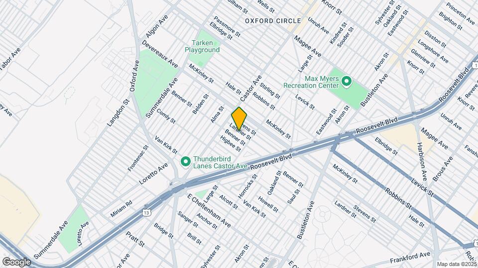1446 Lardner St Map and Location Details