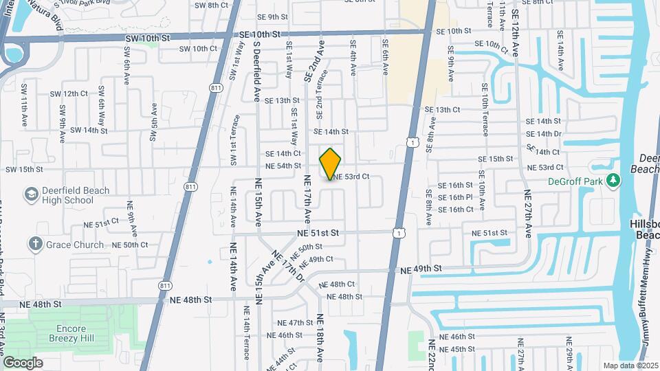 1847 NE 53rd St Map and Location Details