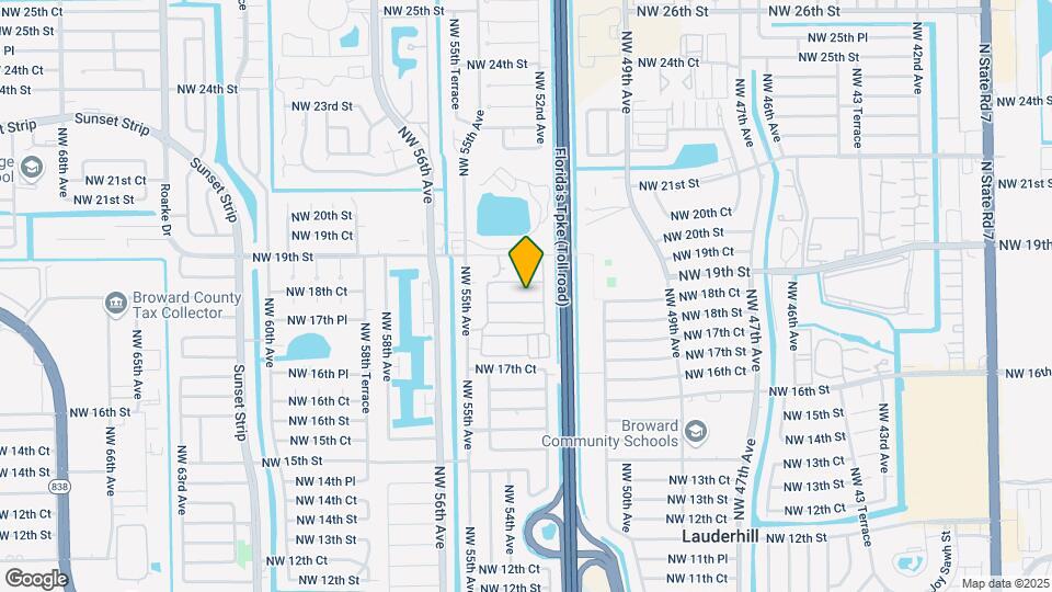 5209 NW 18th Ct Map and Location Details