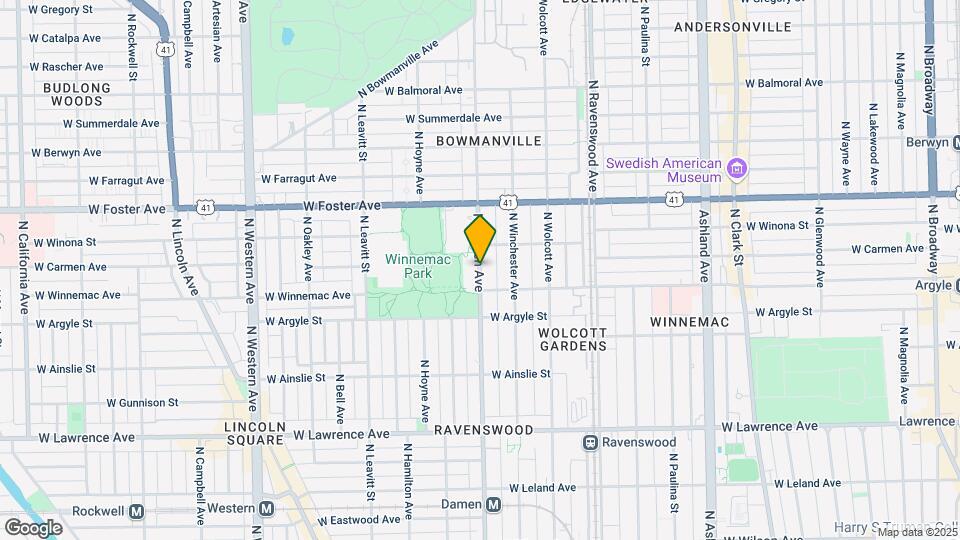 5051 N Damen Ave-Unit -GDN-E Map and Location Details