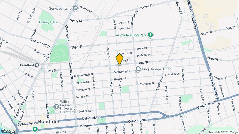 271 Brock St Map and Location Details