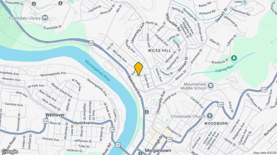 217 McLane Ave Map and Location Details