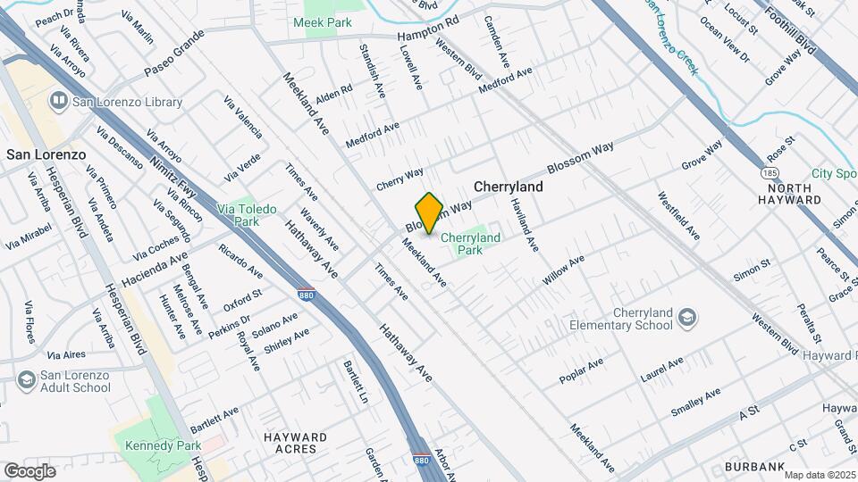 187 Blossom Way Map and Location Details