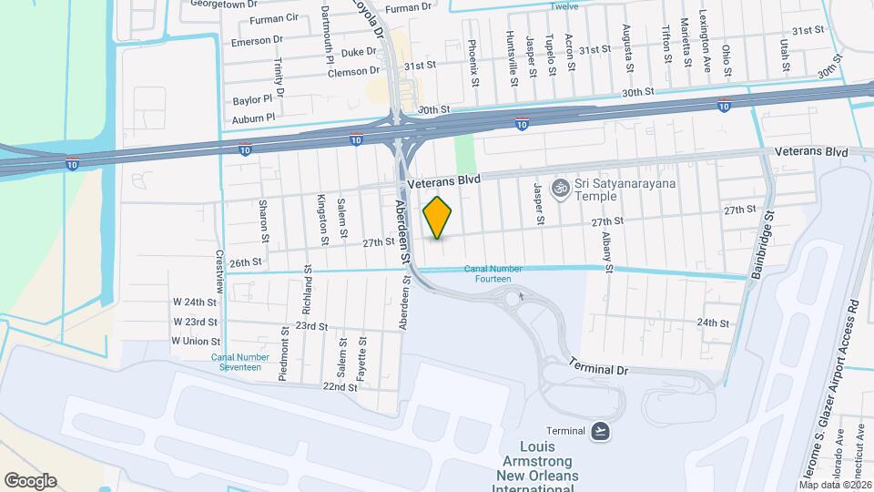 2627 Bessemer St Map and Location Details