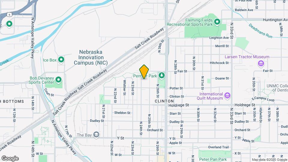 1736 N 24th St Map and Location Details