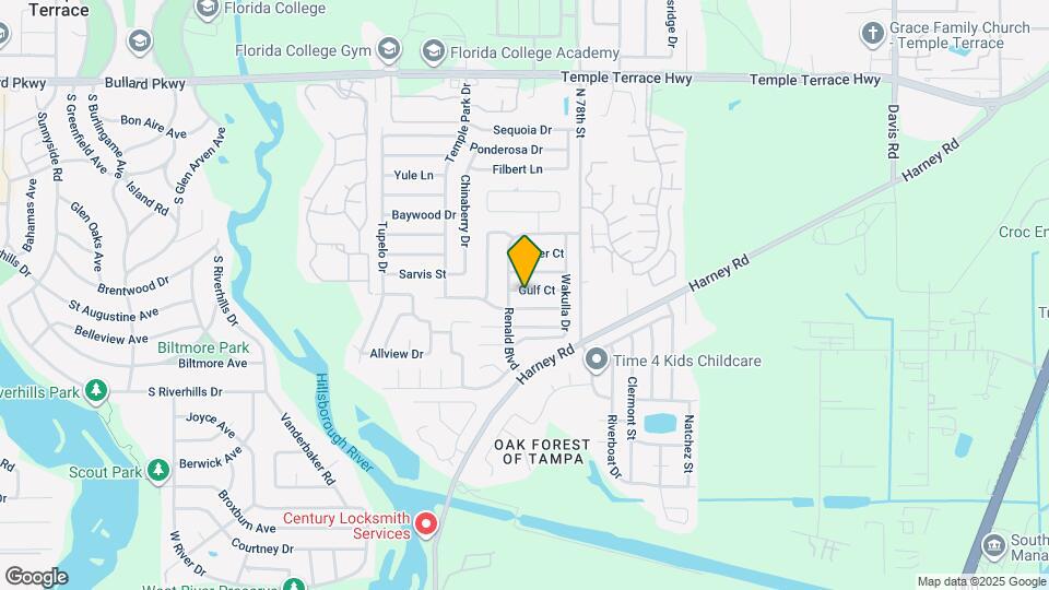 7607 Gulf Ct Map and Location Details