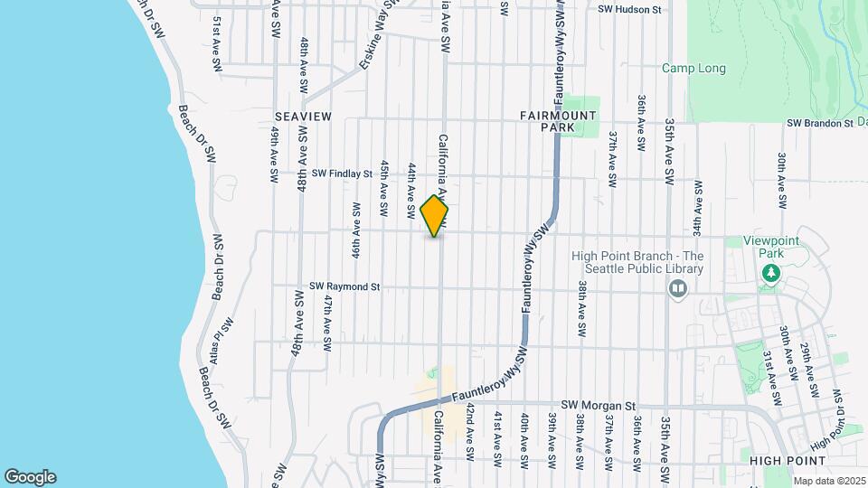 5911 California Ave SW Map and Location Details