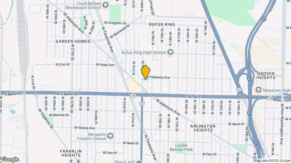 4058 N 20th St Mapa y Detalles de la Ubicación