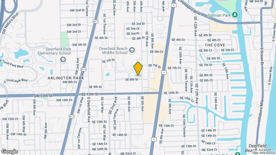 501 SE 8th St Map and Location Details