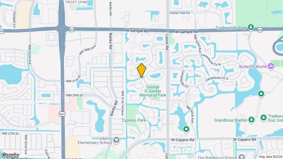 3627 Cocoplum Cir Map and Location Details