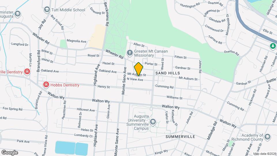 2525 N View Ave Map and Location Details