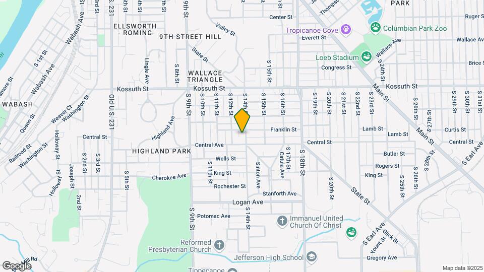 1012 S 14th St, Unit 0 Map and Location Details