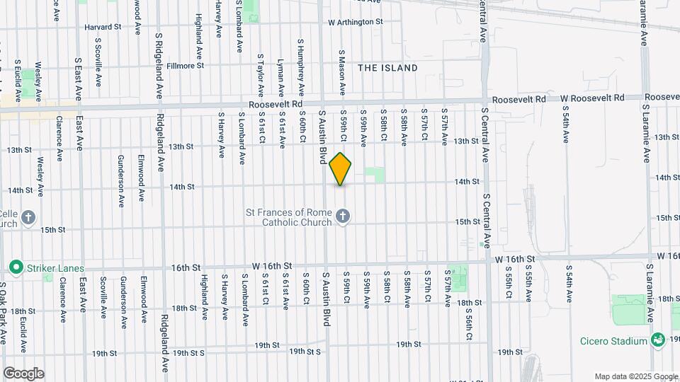 1404 S 59th Ct-Unit -1N Map and Location Details
