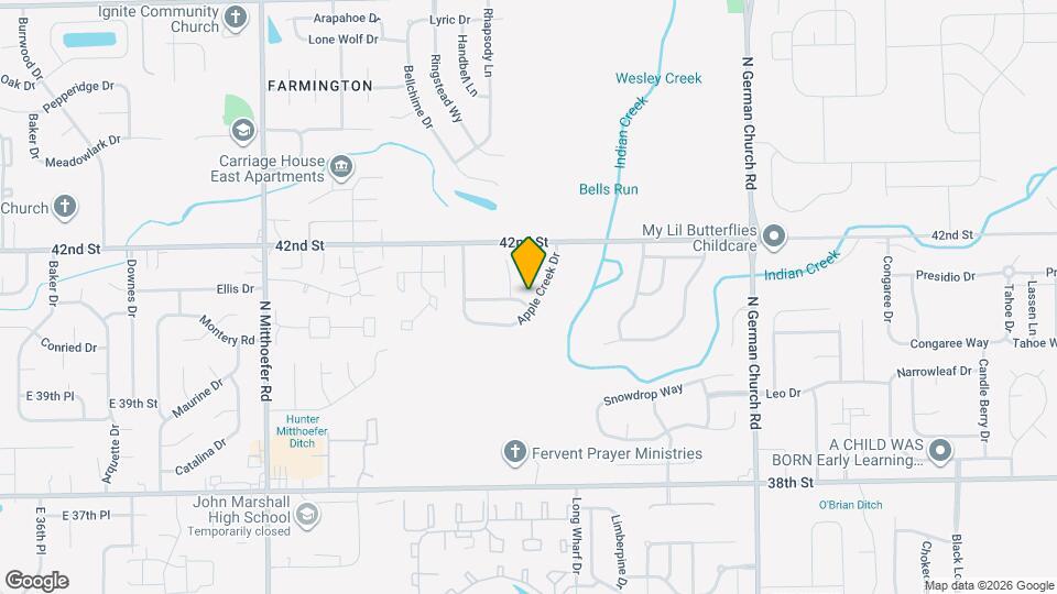 4108 Apple Creek Dr Map and Location Details