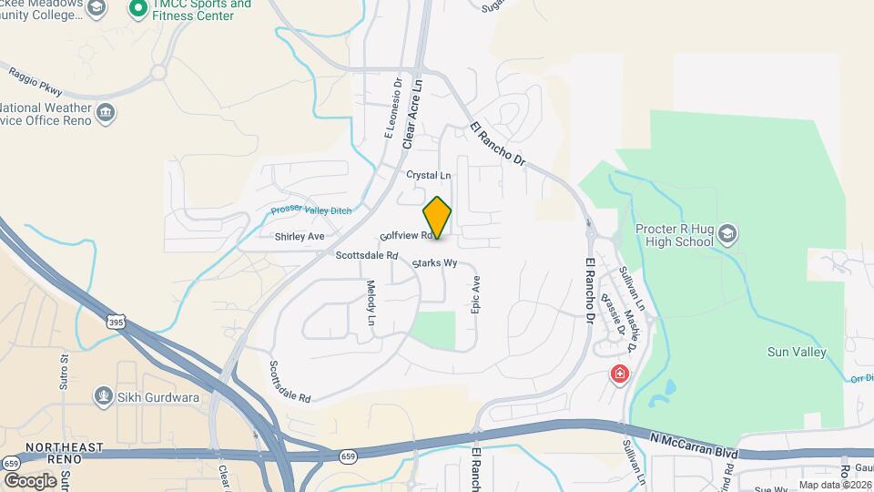 3924 Clear Acre Ln Map and Location Details