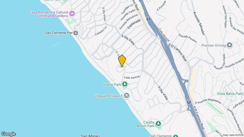 314 W Avenida Valencia Map and Location Details