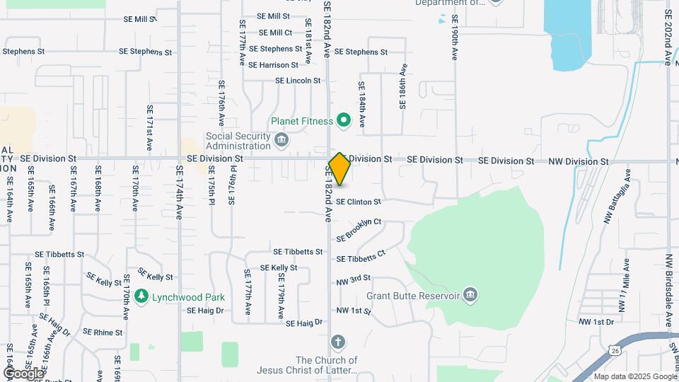 2624 SE 182nd Ave Map and Location Details