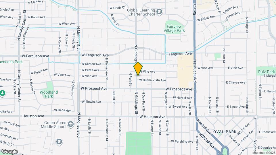 1906 N Giddings St Map and Location Details