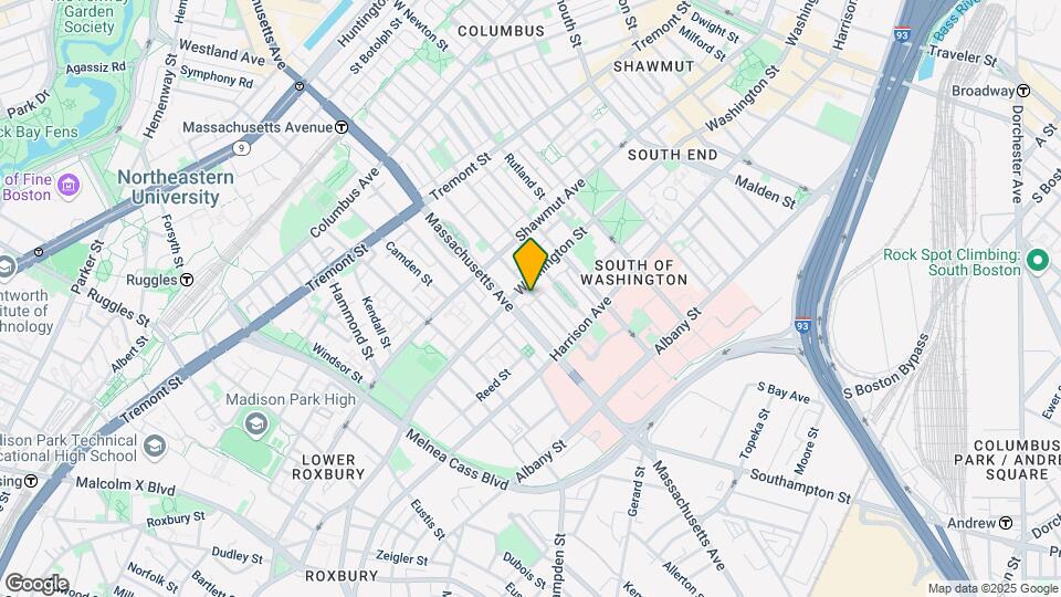 7 E Springfield St, Unit 4A Map and Location Details