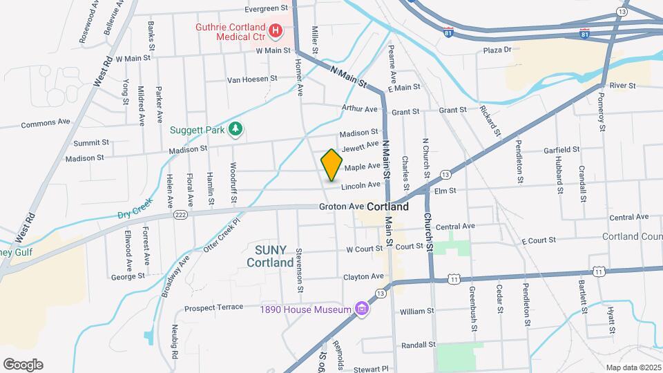 40 Lincoln Ave Map and Location Details