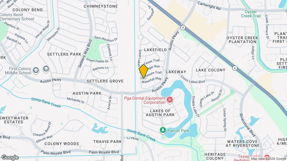 4407 Waterfall Way Map and Location Details