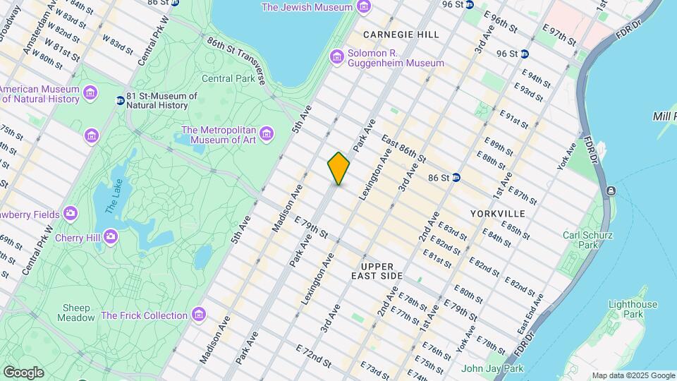 955 Park Ave Map and Location Details