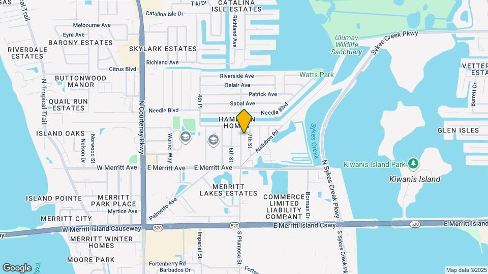 818 Hampton Way Map and Location Details