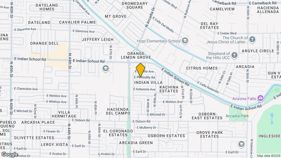 4835 E Piccadilly Rd Map and Location Details