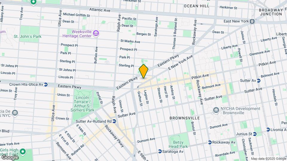 1355 E New York Ave Map and Location Details