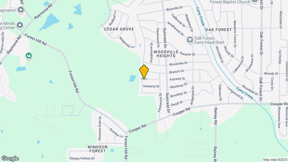 1157 Rosewood St Map and Location Details