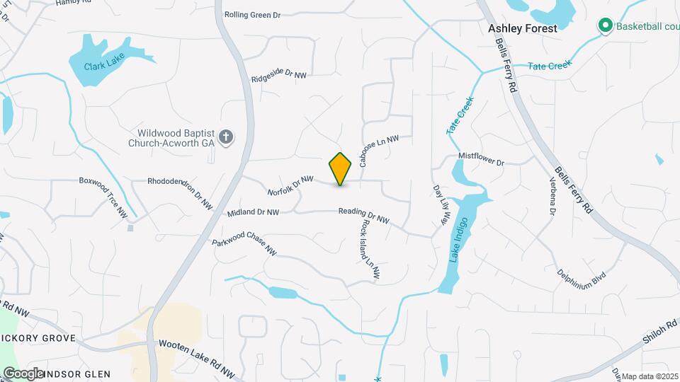 1153 Norfolk Dr NW Mapa y Detalles de la Ubicación