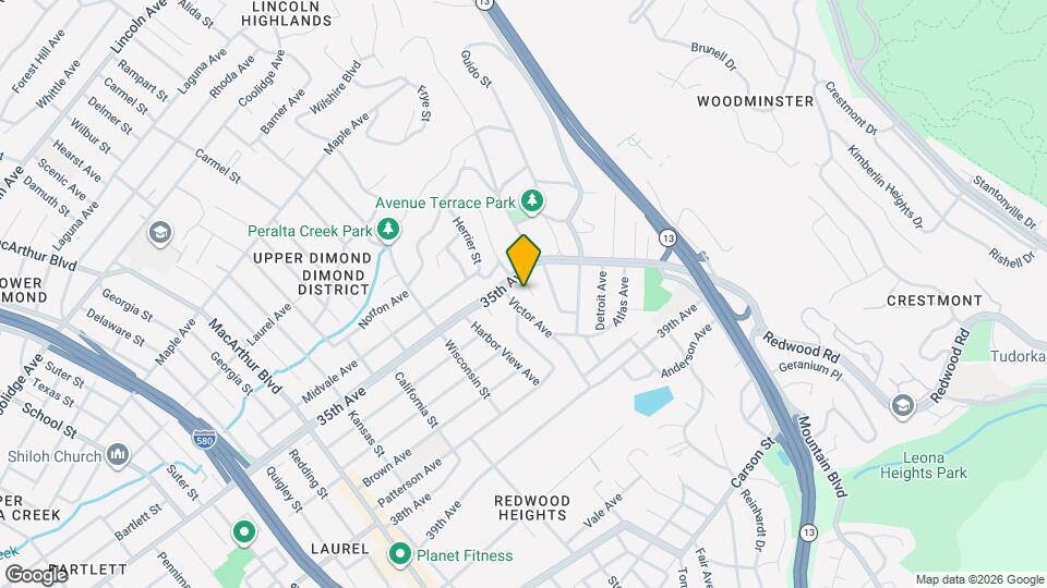 3527 Willis Ct, Unit tranquil unit Map and Location Details