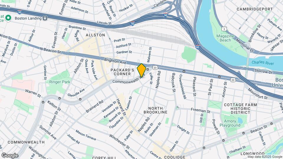 1130 Commonwealth Ave Map and Location Details