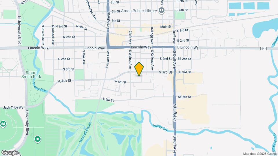 317 Washington Ave Map and Location Details