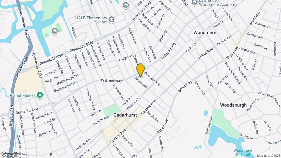 246 Grove Ave Map and Location Details