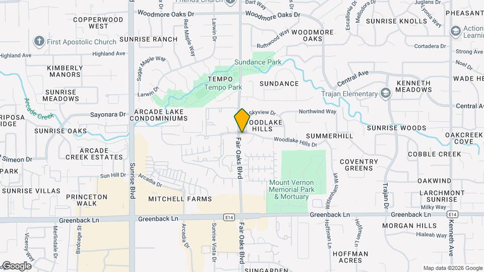 Oak Creek Apartments Map and Location Details