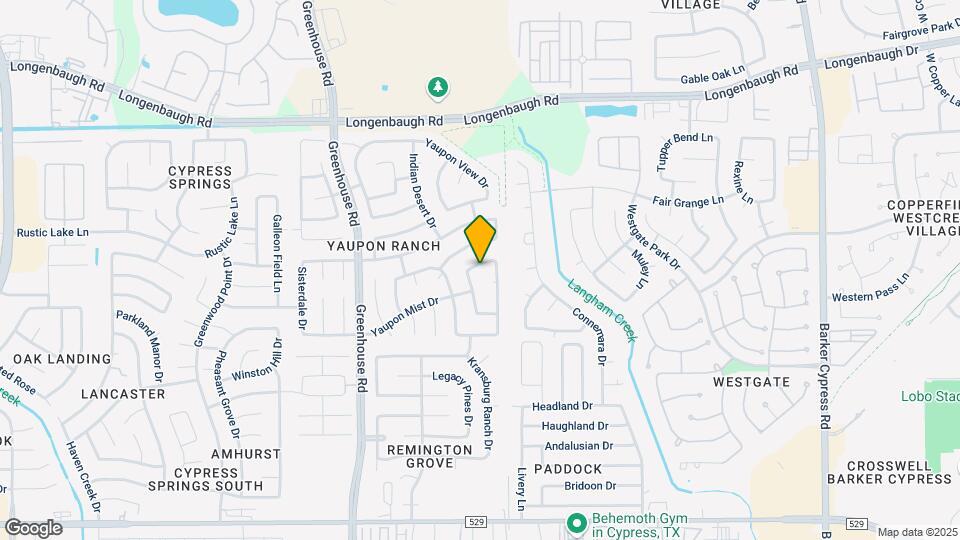 19031 Wild Yaupon Dr Map and Location Details