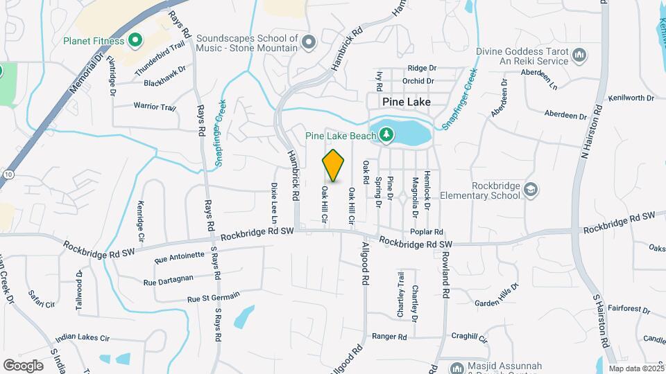 459 Oak Hill Cir Mapa y Detalles de la Ubicación