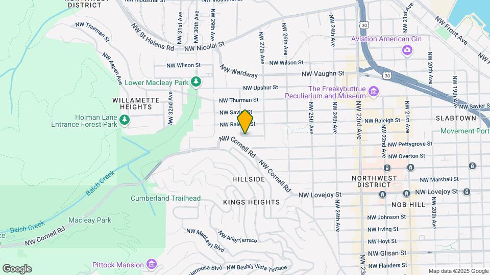 2784 NW QUIMBY St Map and Location Details