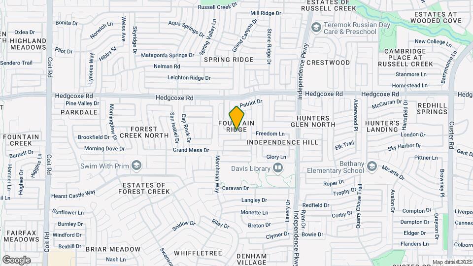 3320 Chantilly Dr Map and Location Details