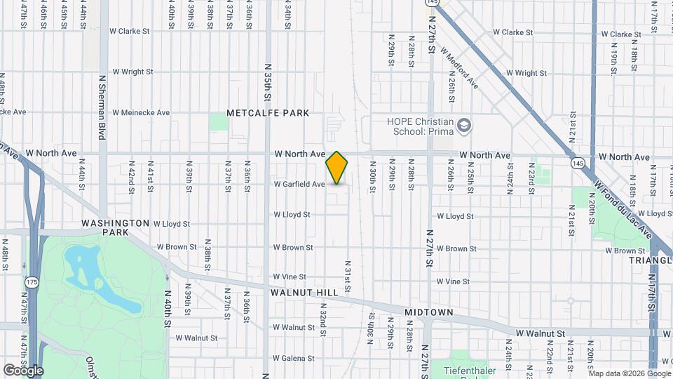 3123-3125 W Garfield Ave Mapa y Detalles de la Ubicación
