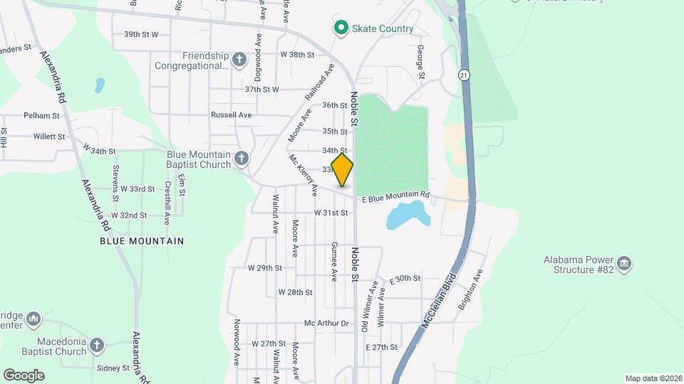 9 W Blue Mountain Rd Map and Location Details