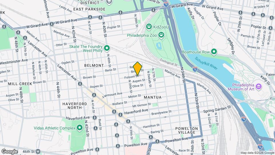 3834 Folsom St Map and Location Details