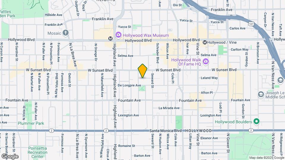6640 Leland Way Mapa y Detalles de la Ubicación