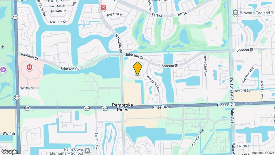 10823 NW 3rd Ct Map and Location Details