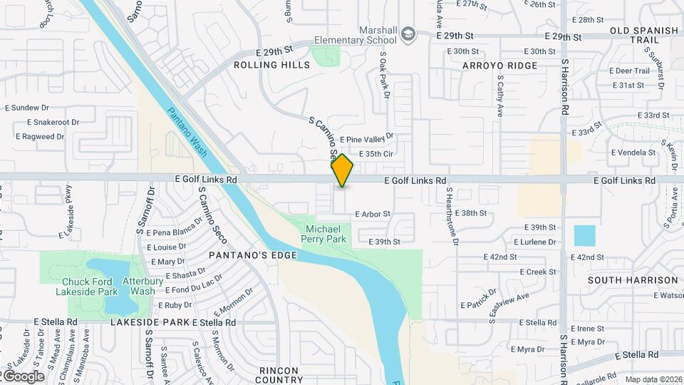 2620 S Brandywine Ln Map and Location Details