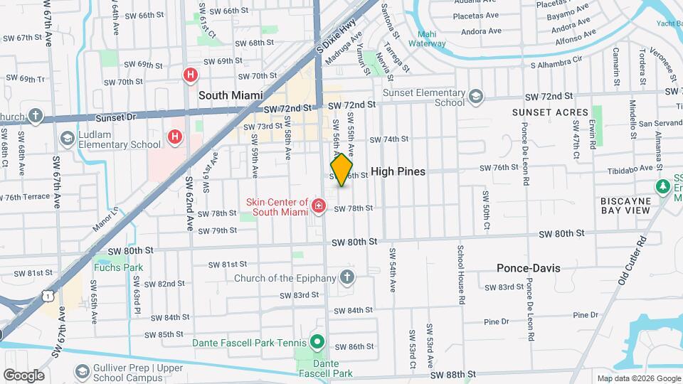 5530 SW 76th St Map and Location Details