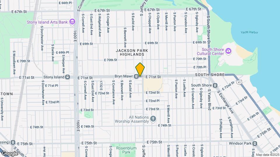 7102-7106 S Jeffery Blvd Map and Location Details