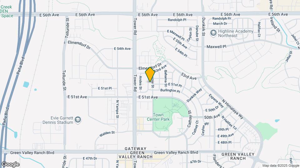 5164 Andes Way Map and Location Details