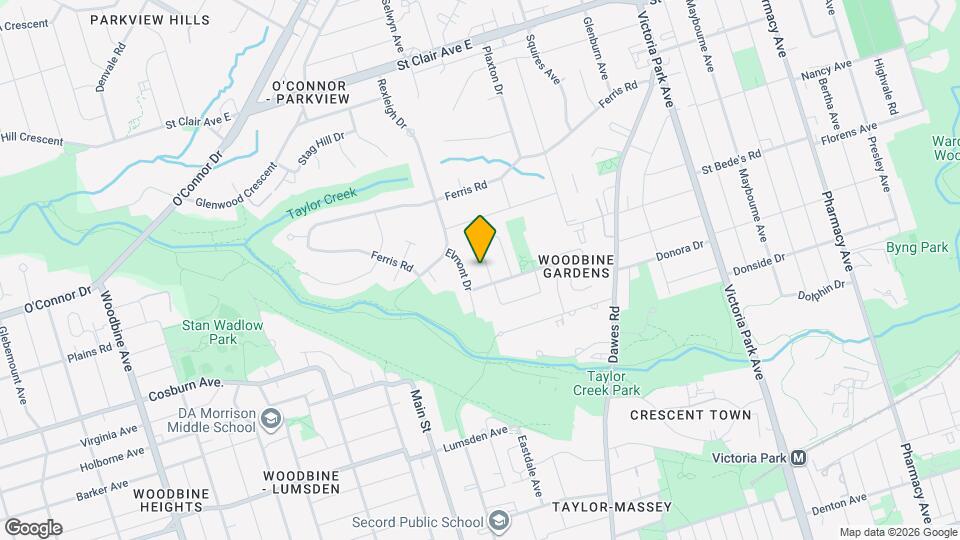 8 Munford Crescent Map and Location Details